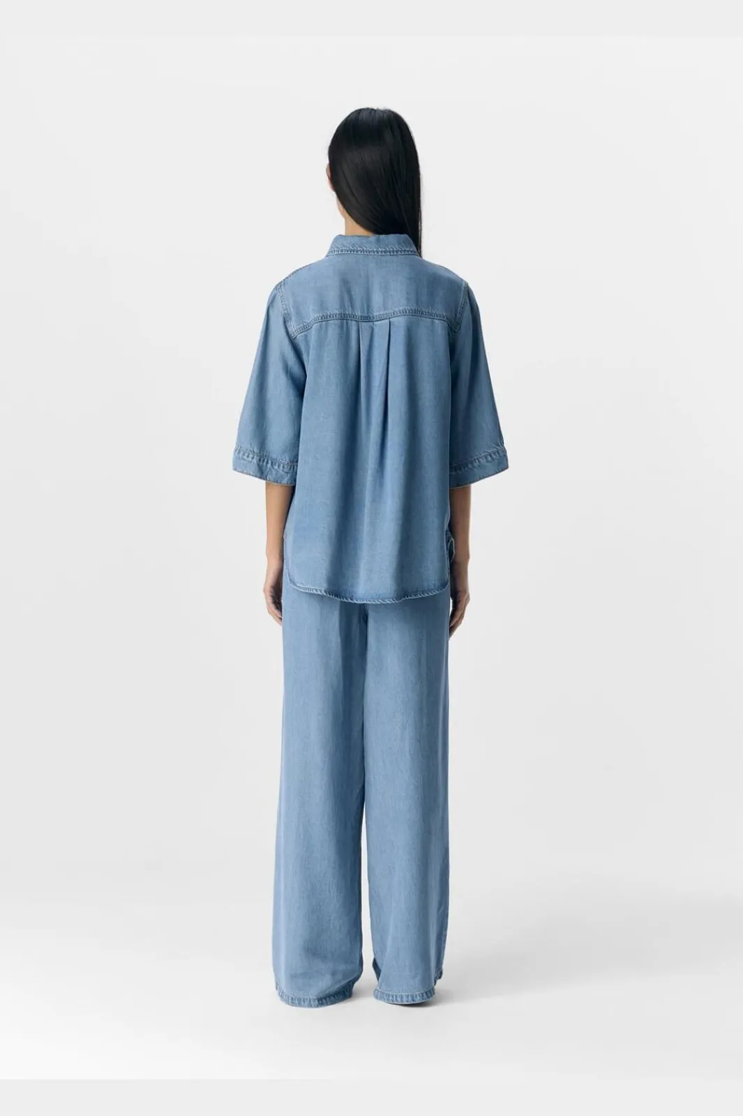 Object Objfrae 2/4 Re Deni Top | Blusar & Skjortor