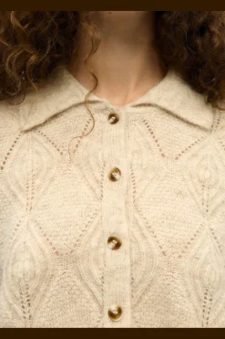 Objkaisa Flora 3/4 Lo Knit Cardigan