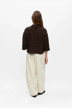 Object Objkaia Fora 3/4 o Knit Cardigan | Amningsvänliga Kläder|Cardigans