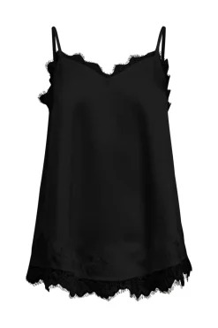 Object Objnaline Reg Slip Lace Top Vip 26 | T-Shirts & Toppar