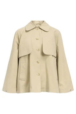 Objpaula Re L/S Trench Jacket
