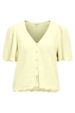 Object Objsanne 2/4 Lo V-Neck Top | T-Shirts & Toppar