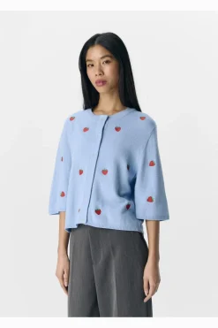 Objthess 3/4 Sleeve Cardigan