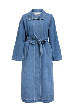 Object Objtrinna L/S Denim Trenchcoat | Ytterkläder & Jackor