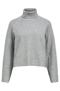 Objviola Ls Lo Rollneck Knit
