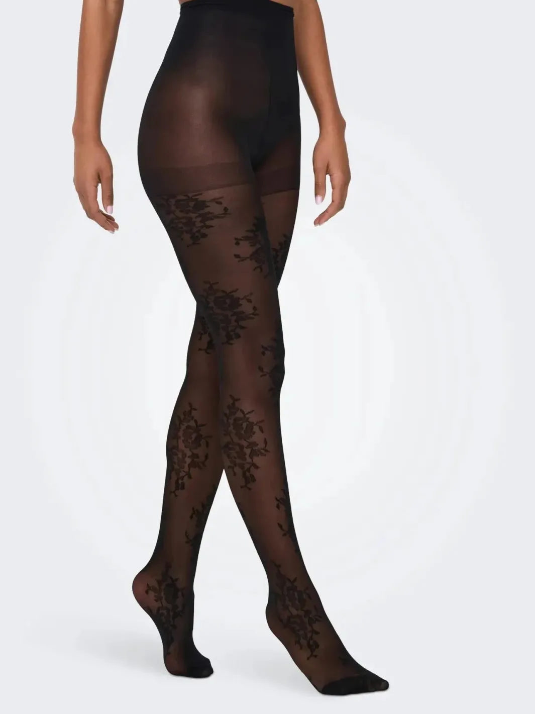 Only Onlaviaya Floral Tights Acc | Jeans, Leggings & Byxor
