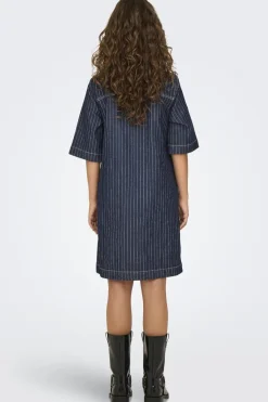 Onlbelle S/S Stripe Dress Gua