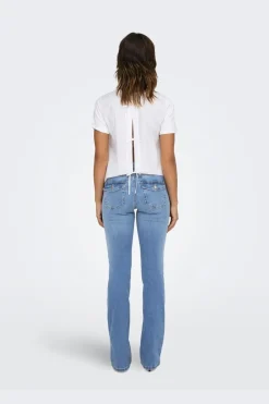 Only Onlblush Back Pock Fla Tai222 Dnmnoos | Jeans, Leggings & Byxor