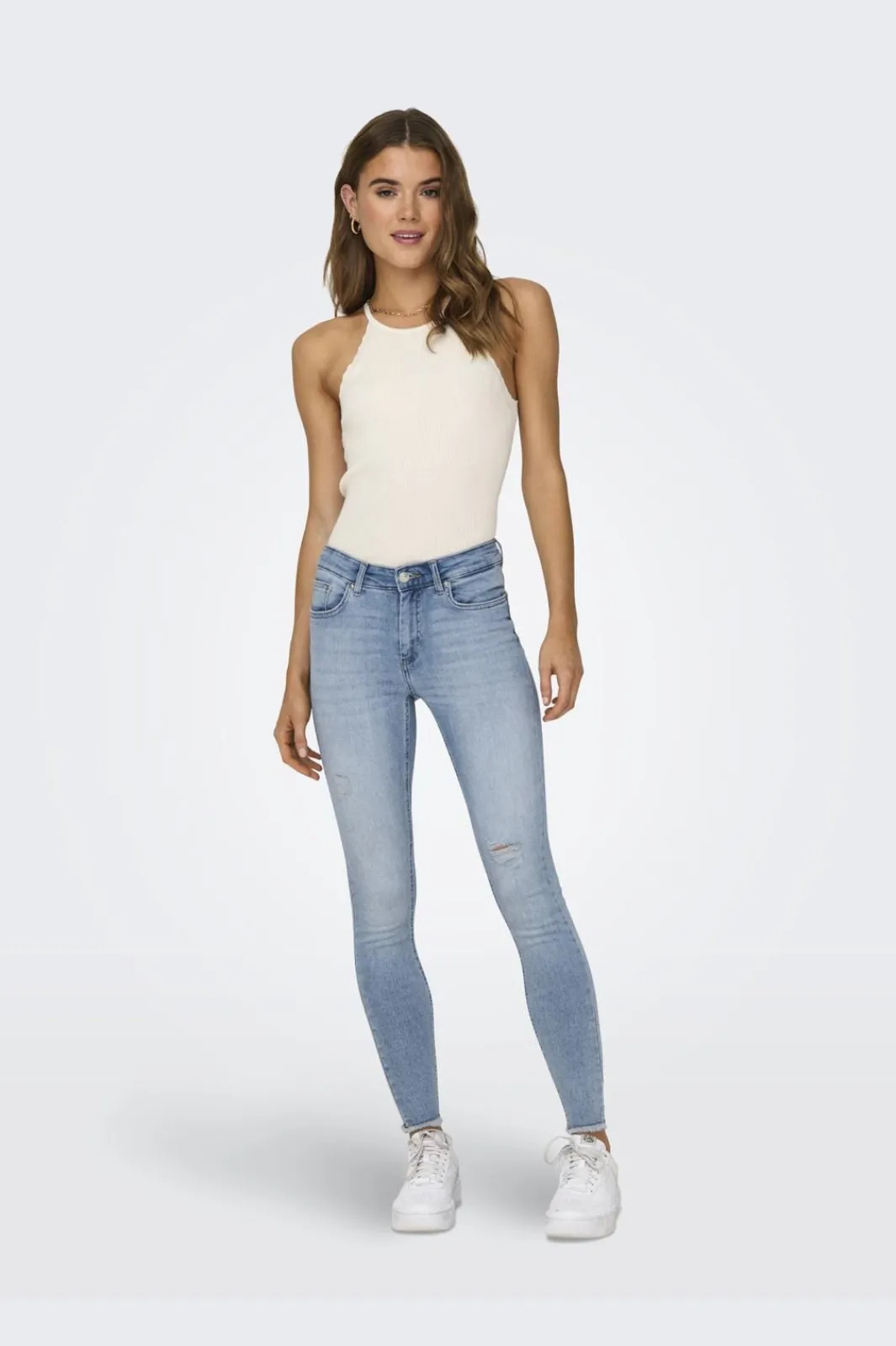 Only Onlblush Mid Ak Rw Ds Rea685 | Jeans, Leggings & Byxor