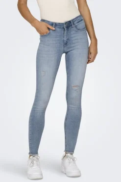 Only Onlblush Mid Ak Rw Ds Rea685 | Jeans, Leggings & Byxor