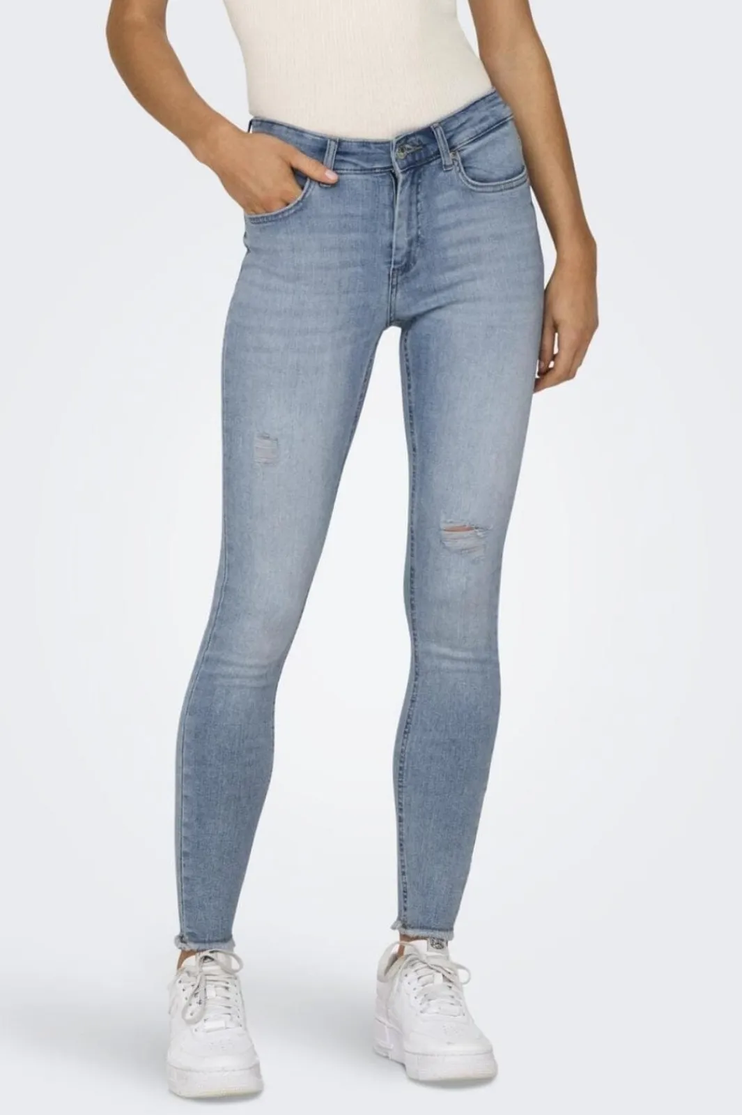 Only Onlblush Mid Ak Rw Ds Rea685 | Jeans, Leggings & Byxor