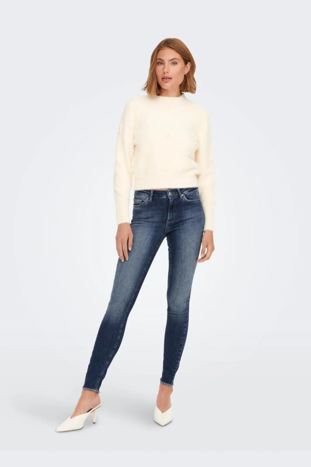 Only Onlblush Mid Sk | Jeans, Leggings & Byxor