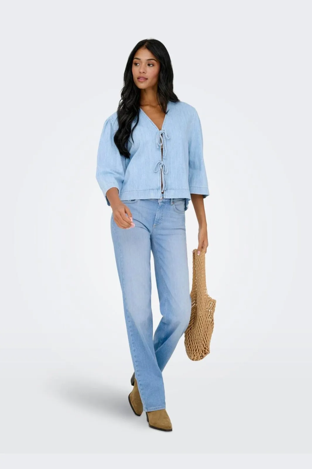 Only Onlblush Mid Straight Rea828 | Jeans, Leggings & Byxor