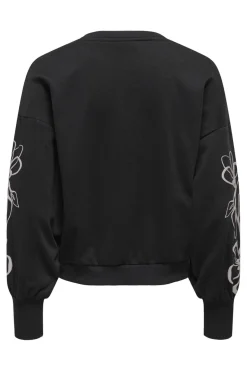 Only Onbrooke / O-Neck Fower wt | Träningsoveraller & Comfy Wear