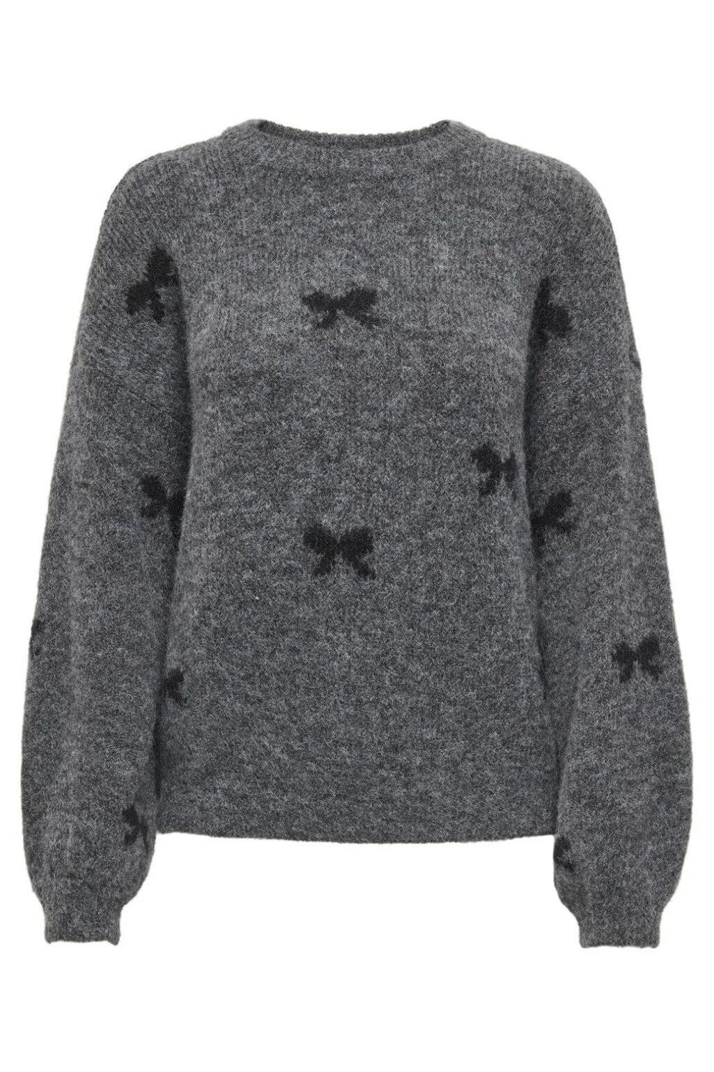 Onlbrunhilda Life Ls Bow O-Neck Knt