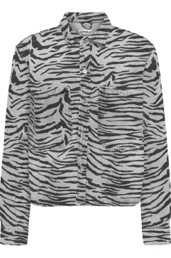 Only Oncaie Zebra hirt ik | Blusar & Skjortor