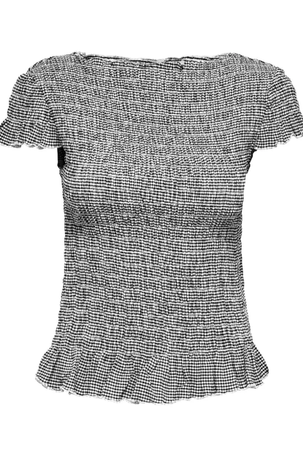 Onlcelle Life Cap Smock Boatneck Top