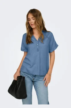 Only Onchari ife Cap eeve hirt Cc | Blusar & Skjortor