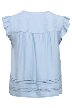 Only Onchari ife Tie Neck Top Cc | T-Shirts & Toppar