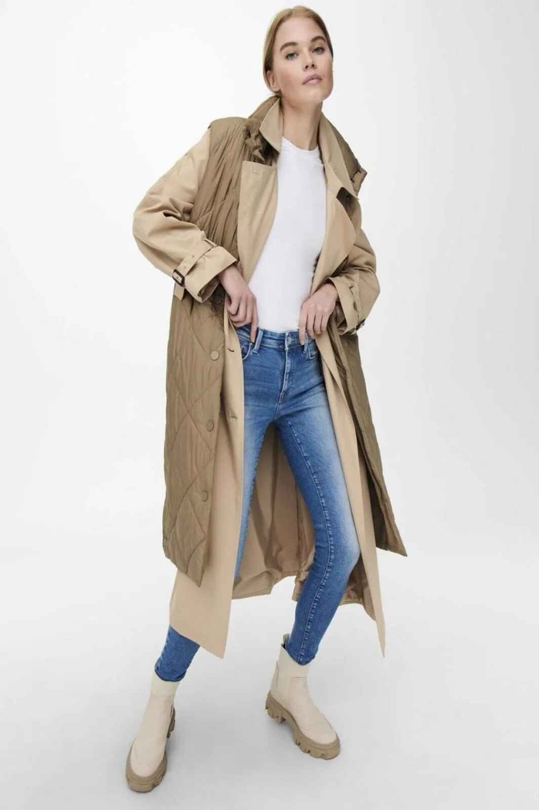 Only Onchoe Trenchcoat Doube B. Otw | Ytterkläder & Jackor