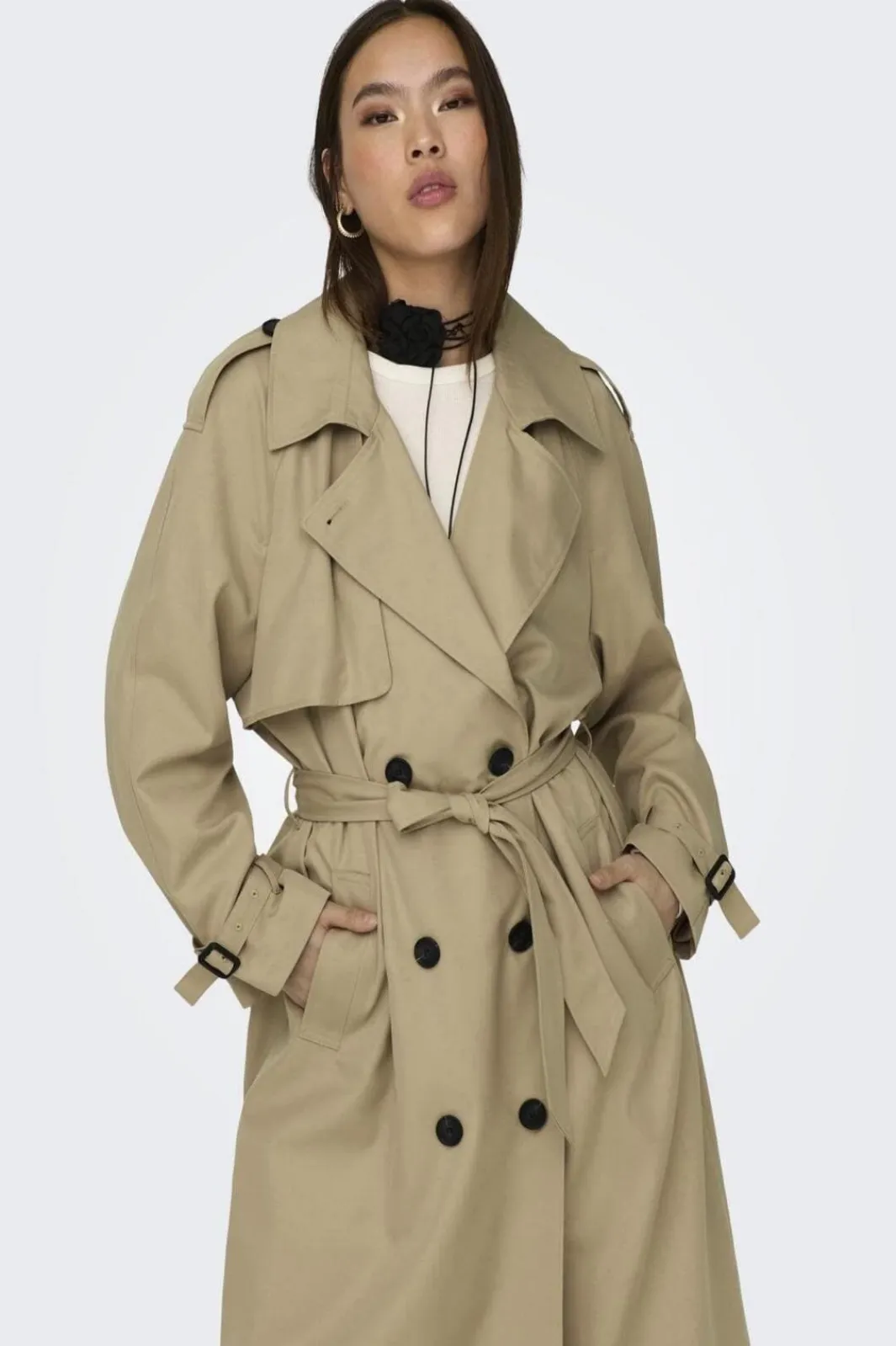 Only Onchoe Trenchcoat Doube B. Otw | Ytterkläder & Jackor