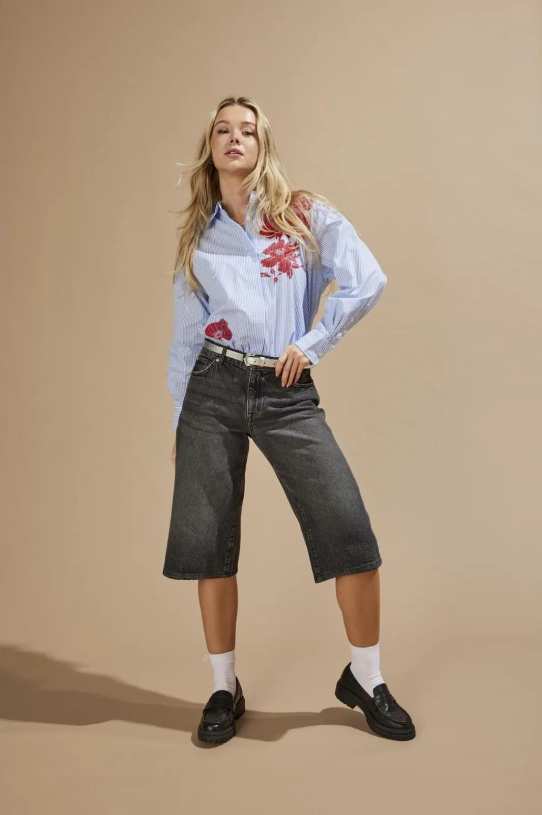 Only Oncobain Reg Wide ong B hort Dot 15344297 | Shorts