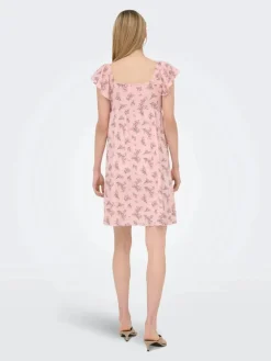Onldua Frill Sleeve Dress
