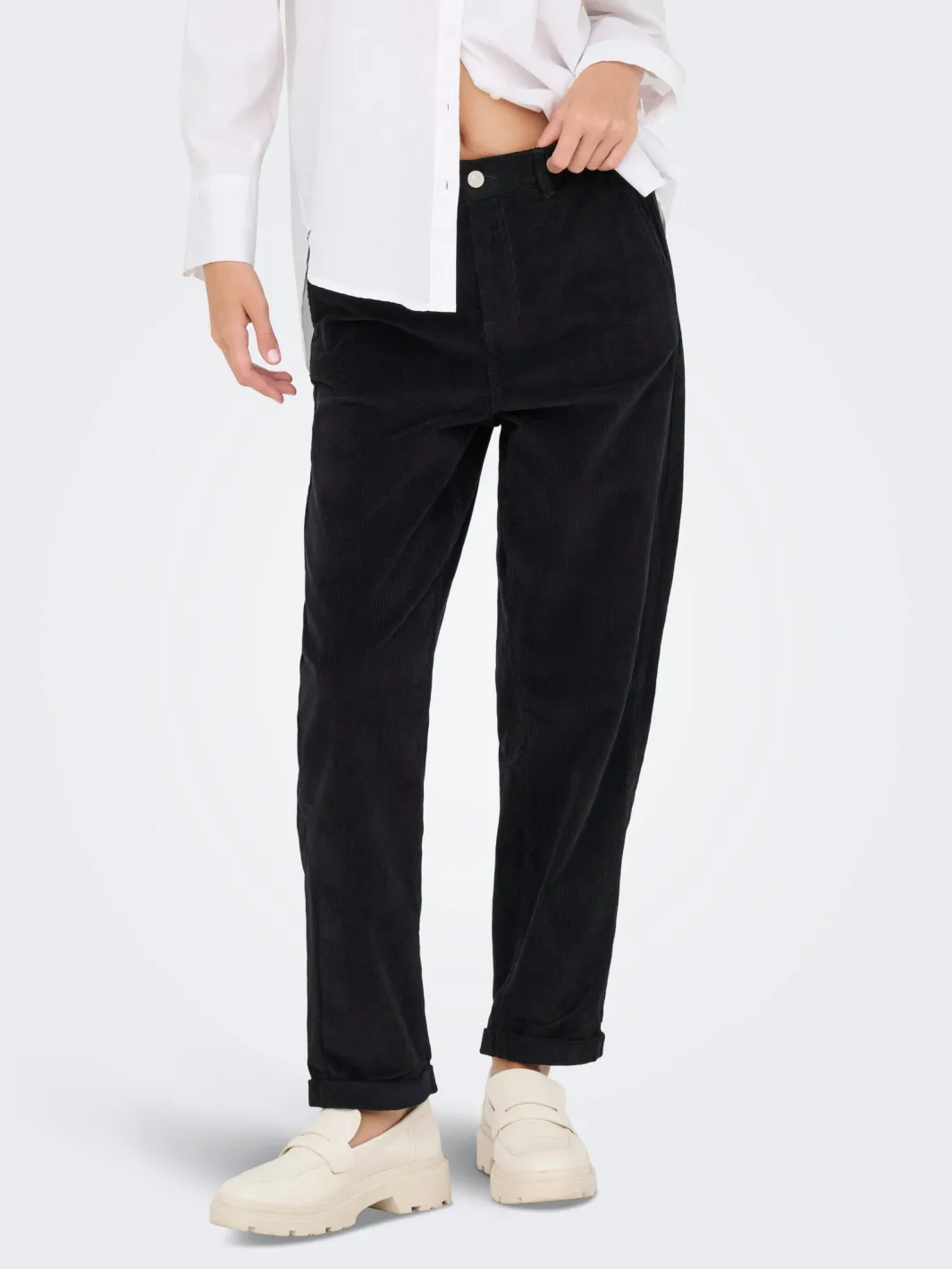 Only Onlflora Ela Cord Carrot Pant | Jeans, Leggings & Byxor