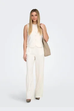 Only Onlgoa S/L Linen Bl Waistcoat Cc Tlr | Västar