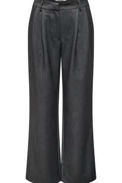 Only Onlhattie Pleat Mel Str Pant Tlr 15304707 | Jeans, Leggings & Byxor