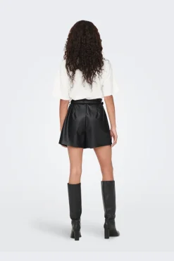 Only Onheidi Faux eather hort Otw | Shorts
