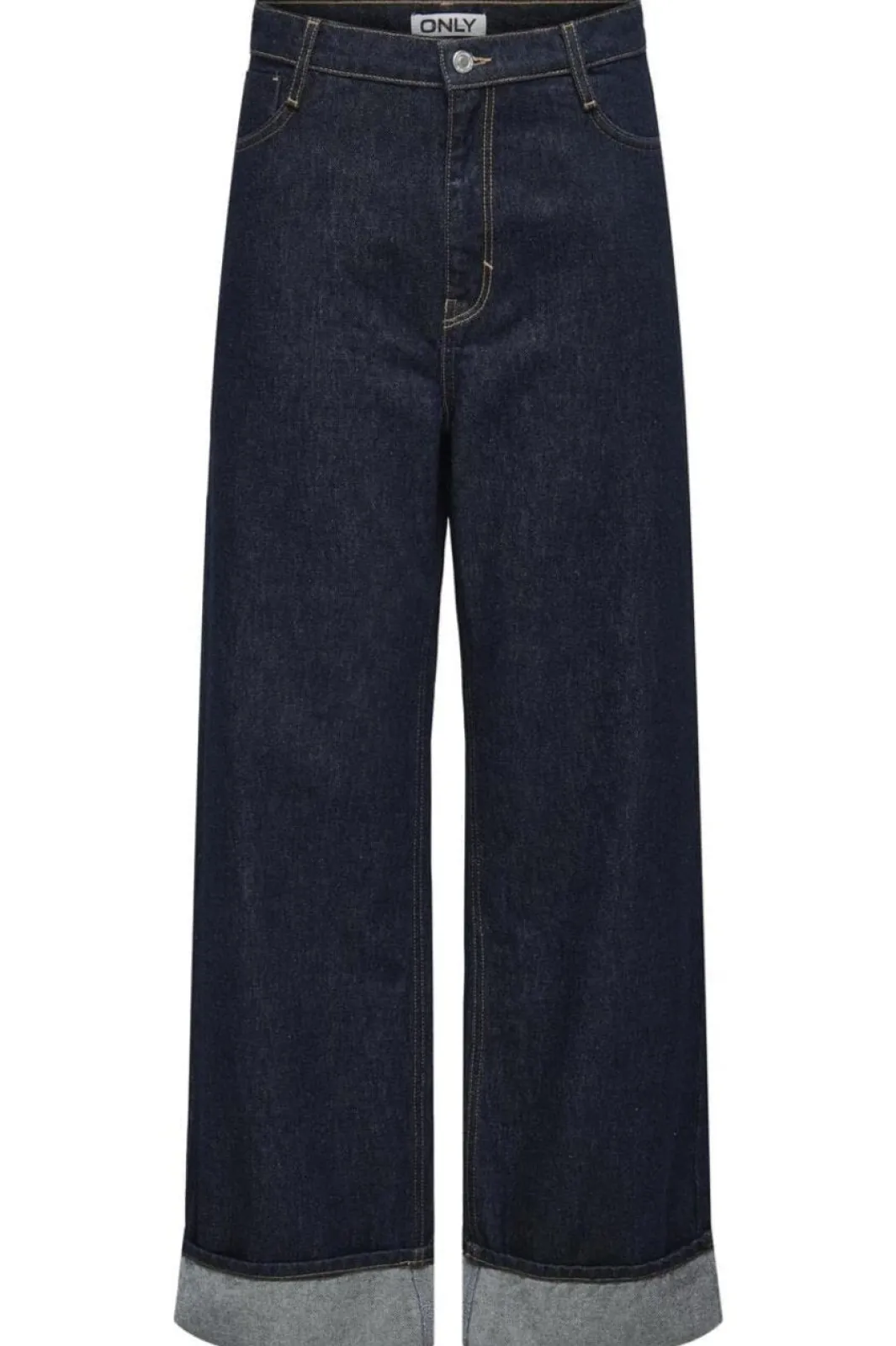 Only Onlhope Wide Fold Up Rinse Cro | Jeans, Leggings & Byxor