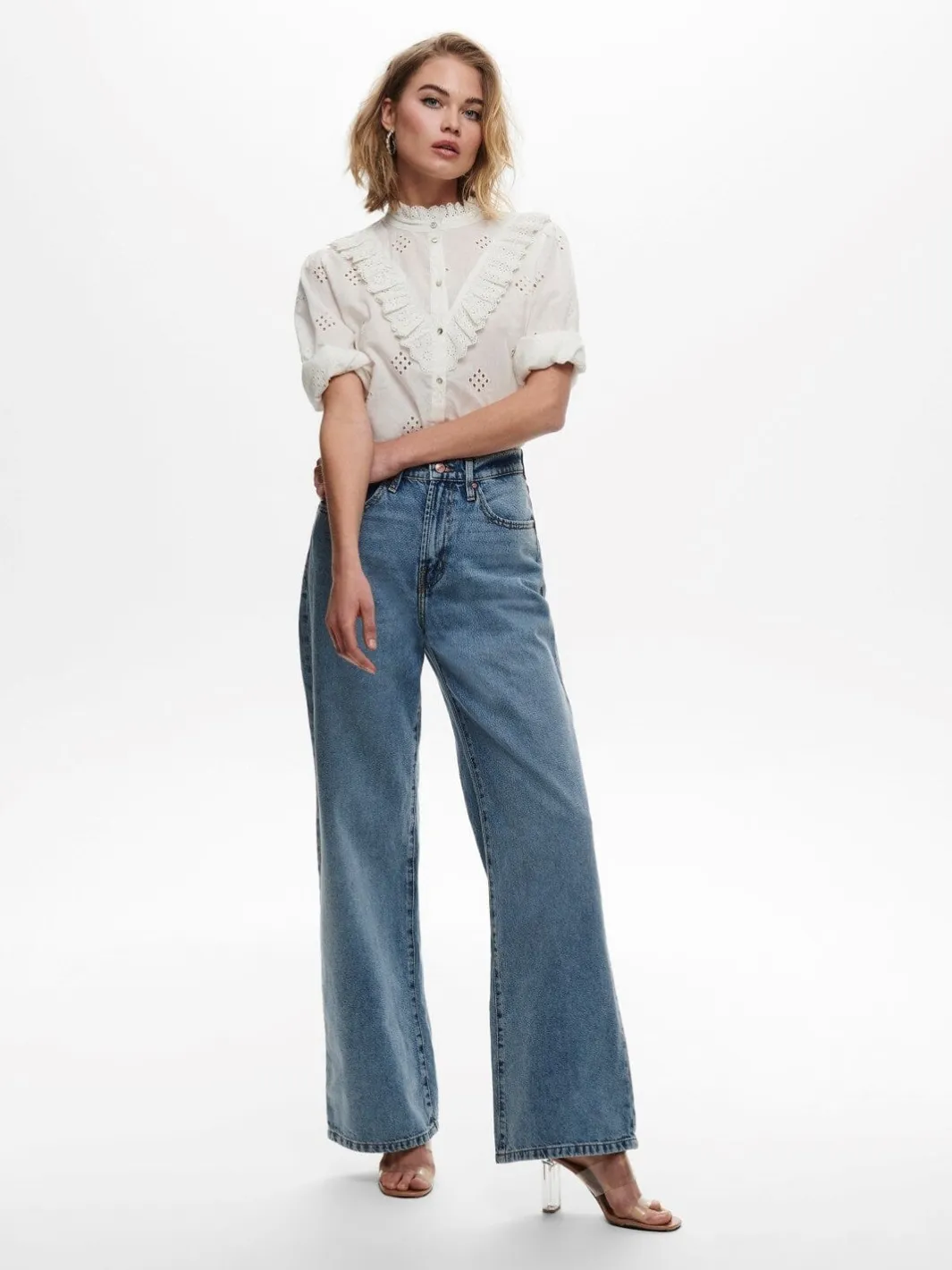 Only Onlhope Wide Rea345 | Jeans, Leggings & Byxor