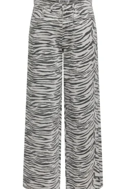 Only Onlhope Zebra Wide Sik | Jeans, Leggings & Byxor