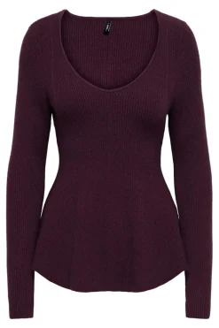 Only Onibi ife V-Neck Rib Pepu Cc Knt | Sticka
