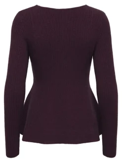 Only Onibi ife V-Neck Rib Pepu Cc Knt | Sticka
