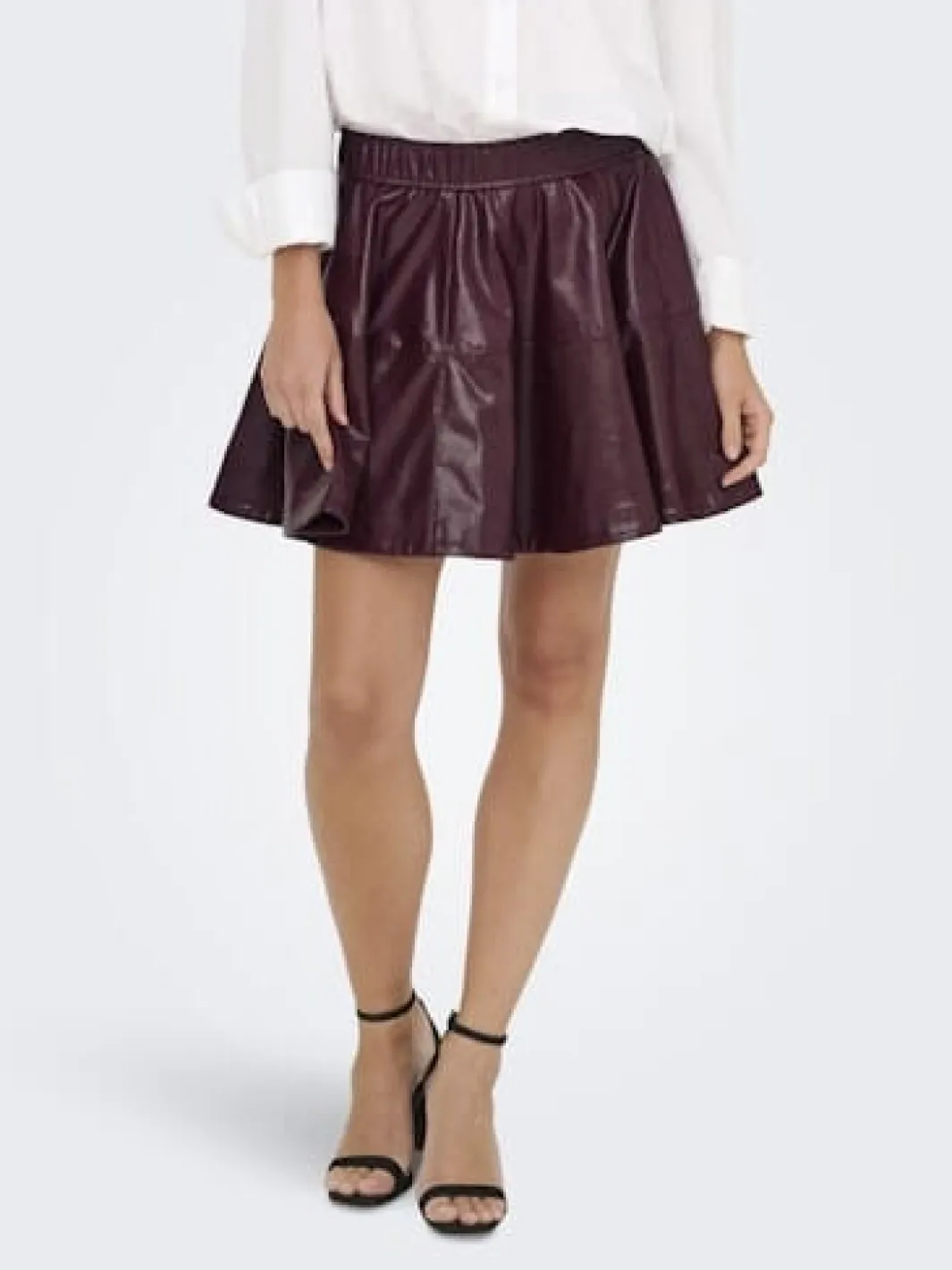 Only Onjacky Faux eathe kater kirt | Kjolar