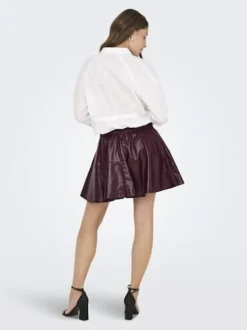 Only Onjacky Faux eathe kater kirt | Kjolar