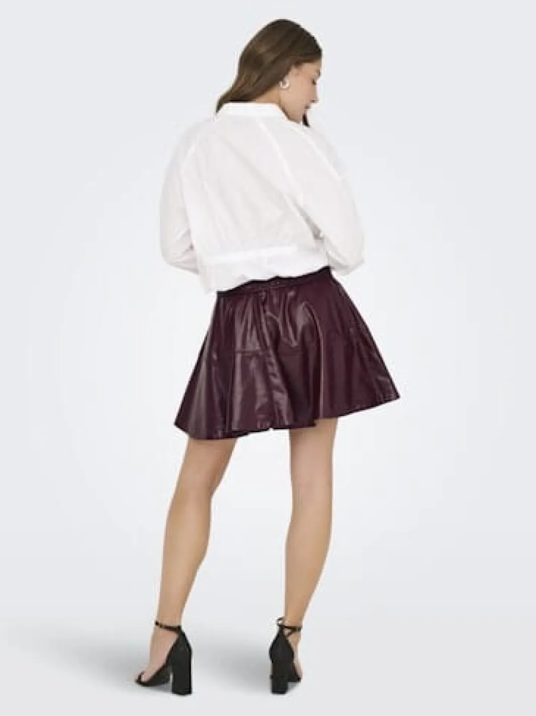 Only Onjacky Faux eathe kater kirt | Kjolar