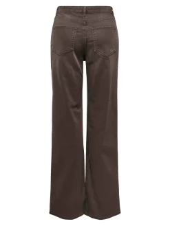 Only Onljuicy Wide Leg Brown Dot | Jeans, Leggings & Byxor
