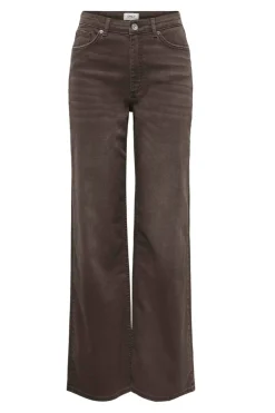Only Onljuicy Wide Leg Brown Dot | Jeans, Leggings & Byxor