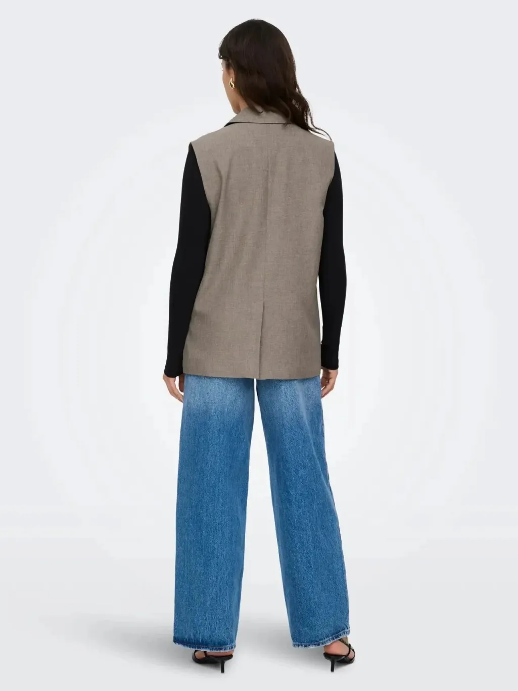Onllinda S/L Mel Oversize Waistcoat Tlr