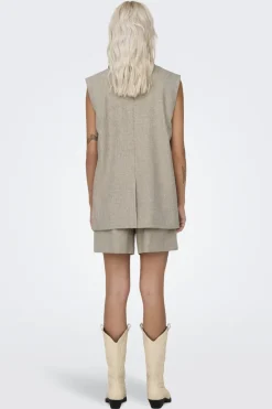Only Onllinda S/L Mel Oversize Waistcoat Tlr 15314265 | Set|Västar