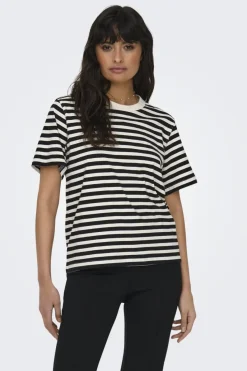 Only Onivina / tripe Tee | T-Shirts & Toppar