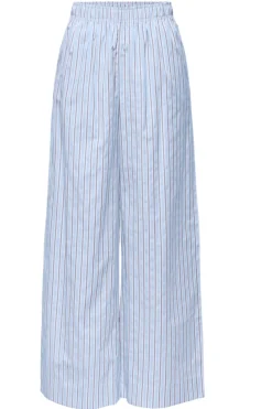 Only Onlloris Striped Wide Pull Up Pants | Jeans, Leggings & Byxor