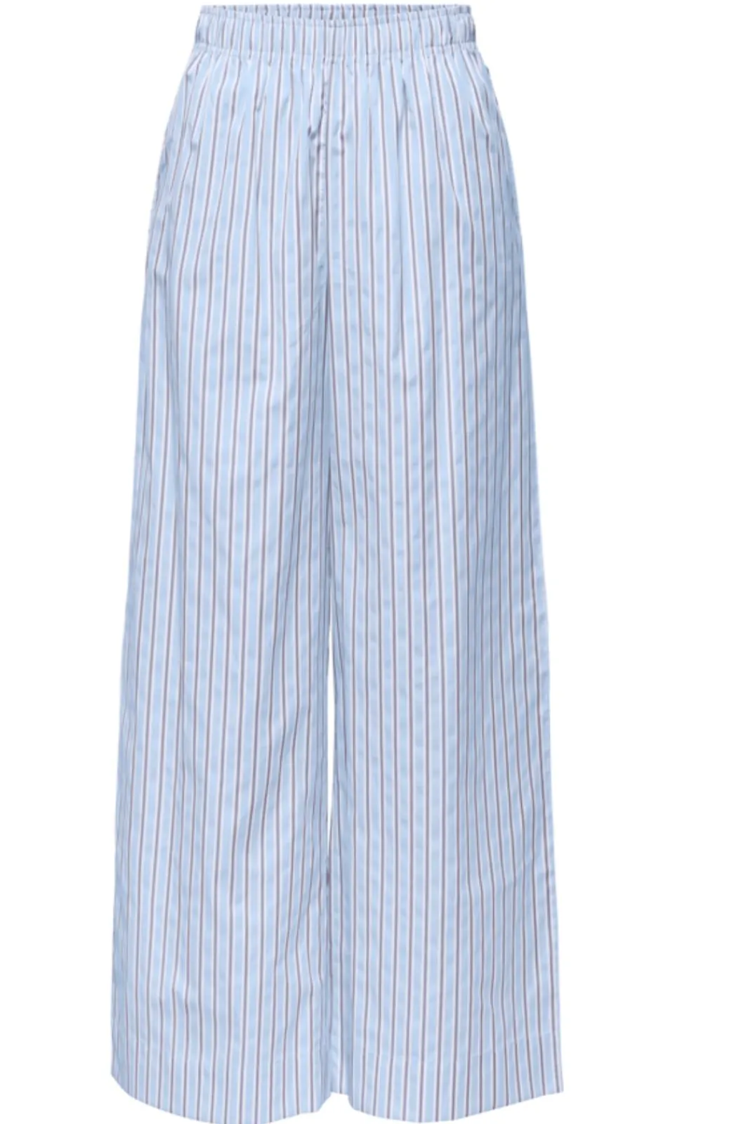 Only Onlloris Striped Wide Pull Up Pants | Jeans, Leggings & Byxor