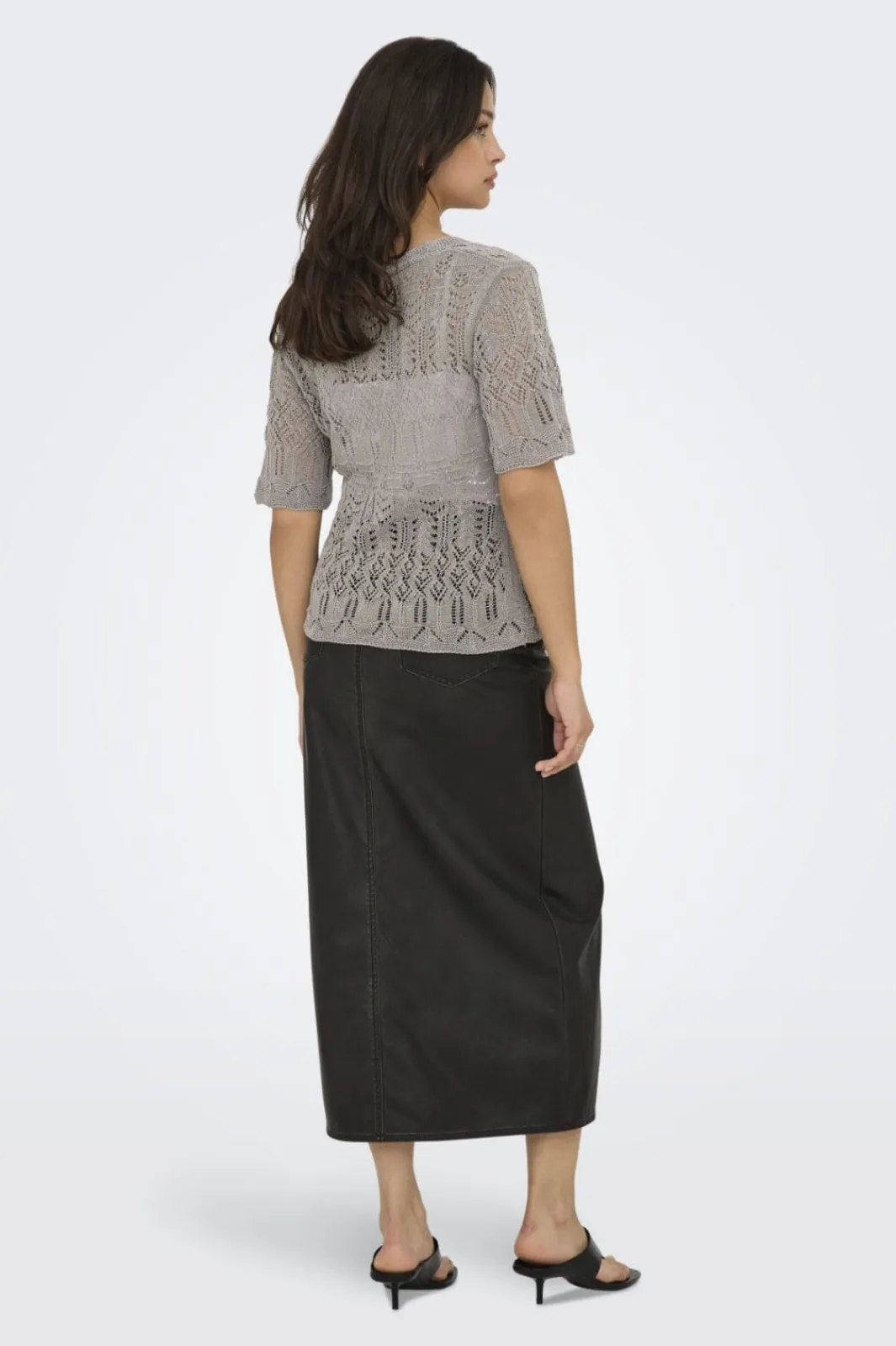 Only Onovey Gitter Button Top Knt | T-Shirts & Toppar