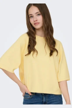 Only Onoya 2/4 O-Neck Knt | Sticka