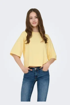 Only Onoya 2/4 O-Neck Knt | Sticka