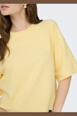 Only Onoya 2/4 O-Neck Knt | Sticka